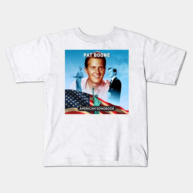 Pat Boone - American Songbook Kids T-Shirt by PLAYDIGITAL2020